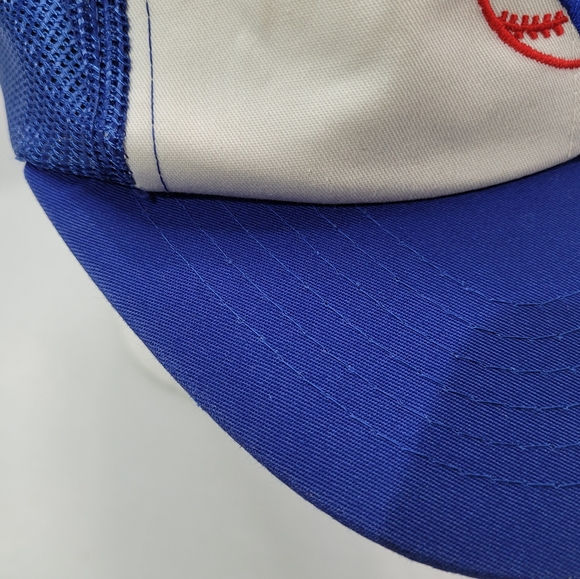 VTG MLB TORONTO BLUE JAYS SNAPBACK TRUCKER MESH CAP HAT TED FLETCHER SPORTS OS - Picture 10 of 14
